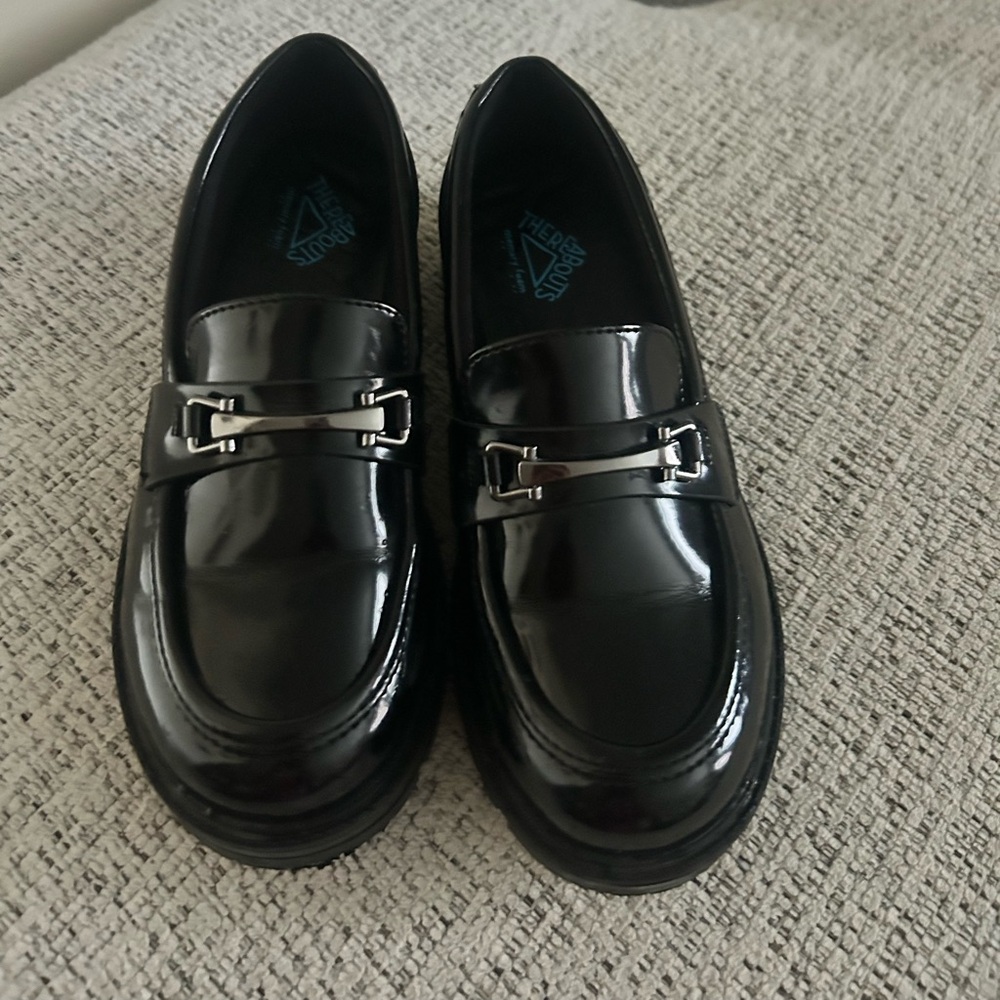 Black Kids Dress Shoes